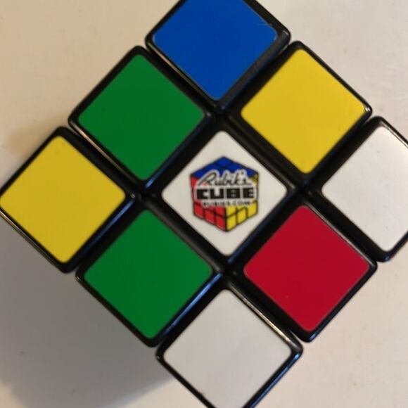 Rubix Cube Not Vintage Minor Damage to Stickers - Picture 2 of 8